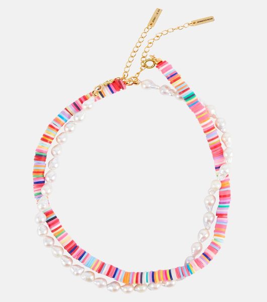 

moni beaded necklace jennifer behr designer jewelry silver necklace designer necklace for woman custom pendant material: brass