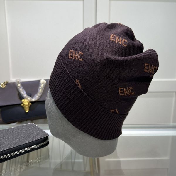 

fashion men women beanie in grey black puff knit designer caps thicker mask beanies hats keep warm in winter, Blue;gray