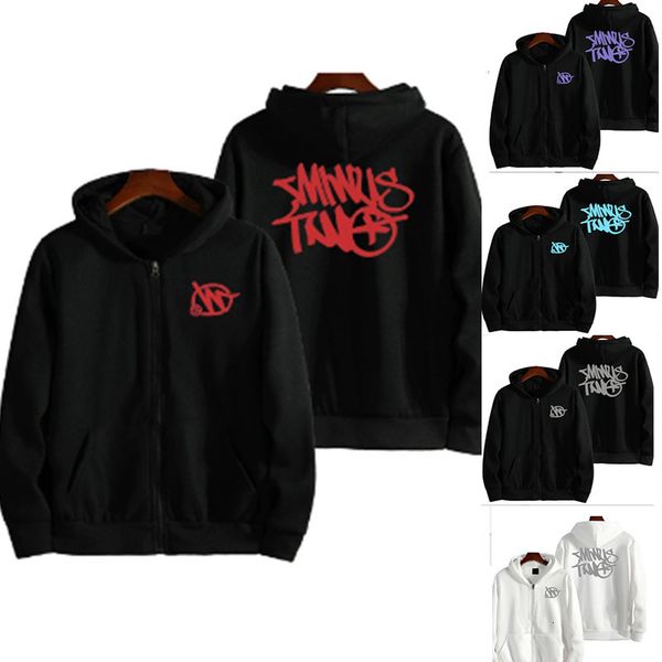 

men's hoodies sweatshirts minus two y2k roupas femininas frete gratis zip up hoodies style clothes for women men japanese inqq sweatshi, Black