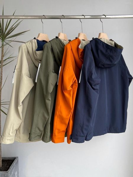 

men's jackets 2023 spring and autumn waterproof windproof hooded jacket high-quality multi-pocket women's outdoor, Black;brown