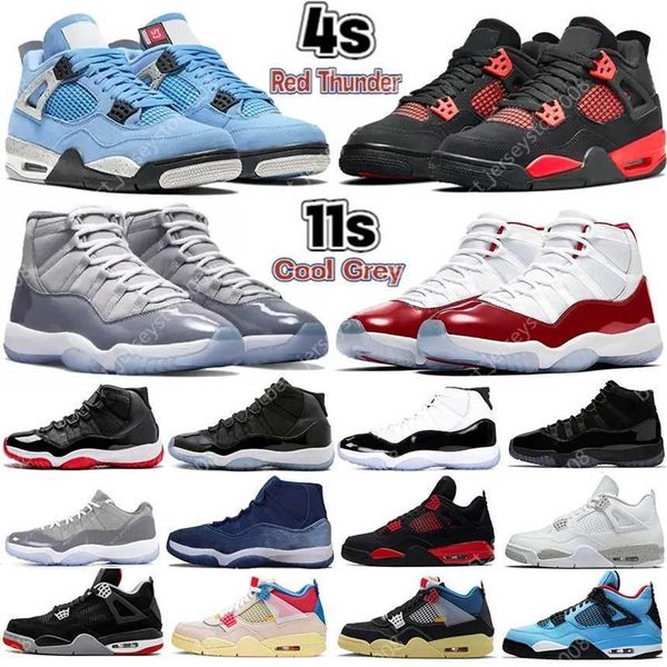 

mens 2023 basketball shoes sail 4s 11s cherry cool grey concord gamma university blue fire red oreo bred black cat white cement women sports