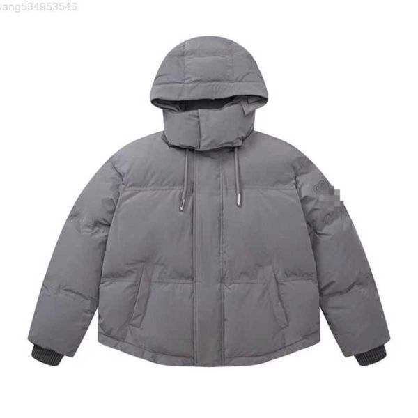 

designer amis black winter new love embroidery men's and women's loose hooded down coat x5o8