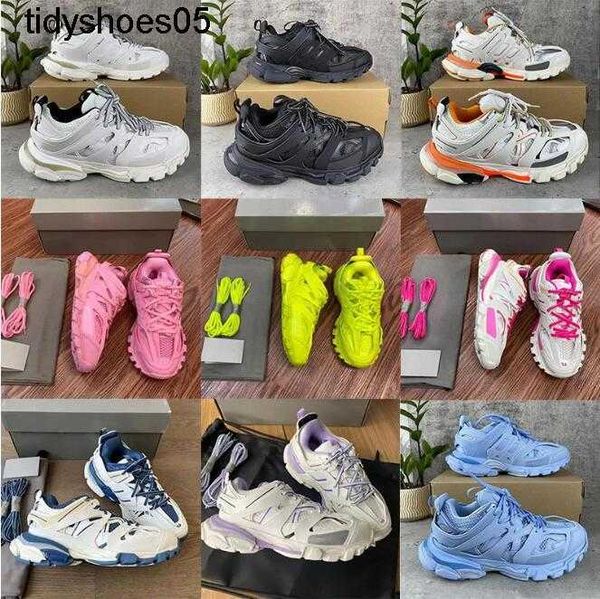 

track 3 3.0 sneakers for men women casual shoes designer luxury brand tracks triple white black balenciga leather trainer nylon printed plat
