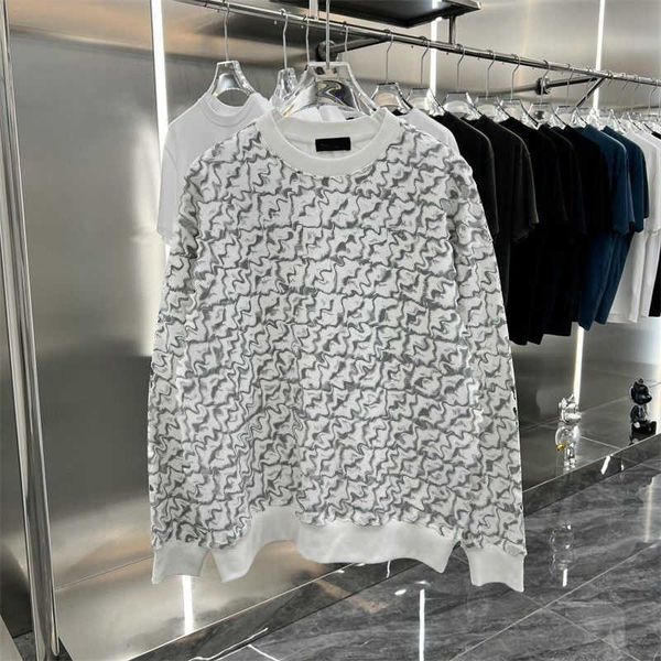 

mens sweater 5xl crewneck hoodie f jacquard sweatshirt designer sweaters long sleeve t shirt cotton pullover coat terry knitted top, Black