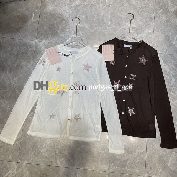

designer knitted t shirt long sleeve cardigan fashion autumn spring design, Black