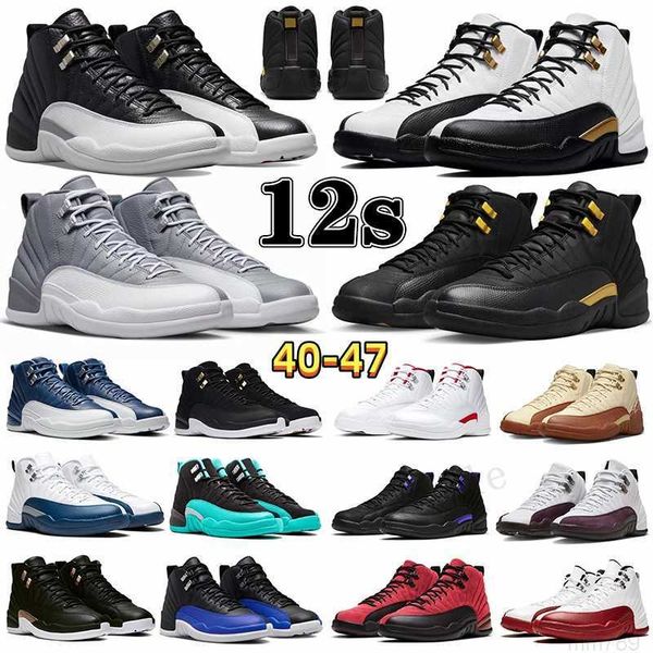 

12s jumpman12 men basketball shoes mans hight cut sneakers black taxi stealth playoffs twist eastside golf royalty taxi cherry orange men sp