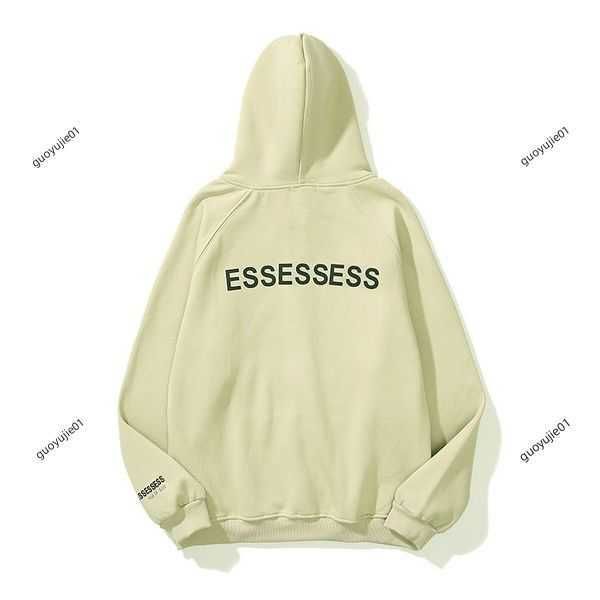 

2023designer fashion classic essentialhoodie alphabet printing pullover sweatshirts mens and hoodie pure color long sleeve couples sweatshir, Black