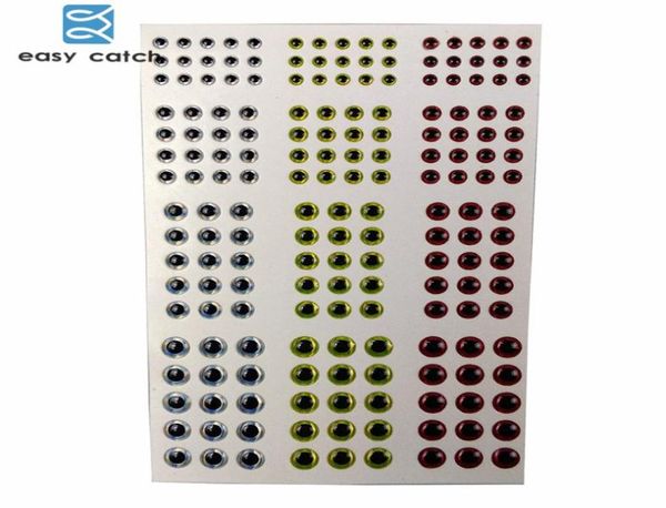 

easy catch 183pcsset 3d lure eyes mixed color fly tying material holographic eye diy fishing accessories sticker63901724900766