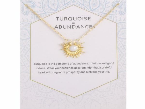 

abundance pearl rays pendant necklace for women fashion jewelry gold silver color wish card necklace choker gifts2092638