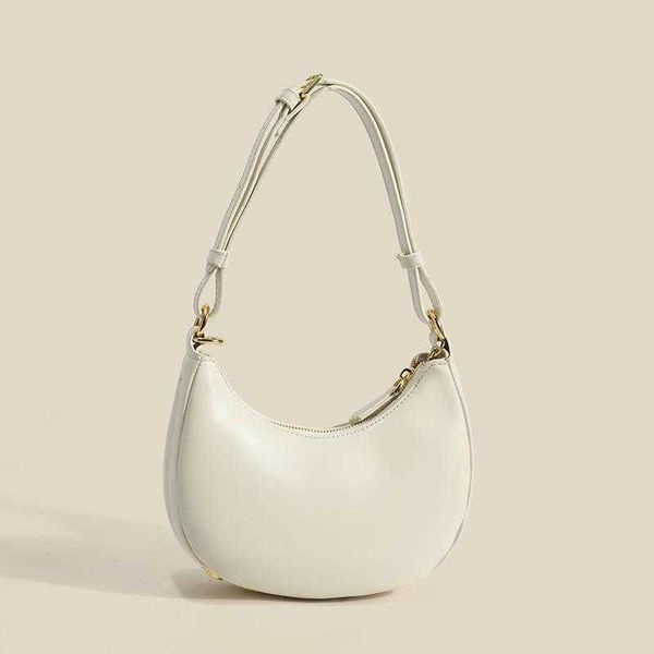 

outdoor designer bags tote underarm bag women's inset shoulder handbag texture crescent bag fen bags kqns