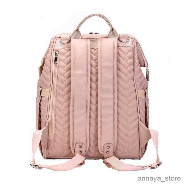 

diaper bags waterproof quilted mother's backpack multi-functional large capacity out baby stroller storage bag r230823
