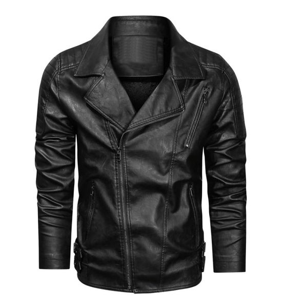 

men039s jackets whole new leather jacket men fashion slim fit motorcycle biker jacket casual2298774, Black;brown