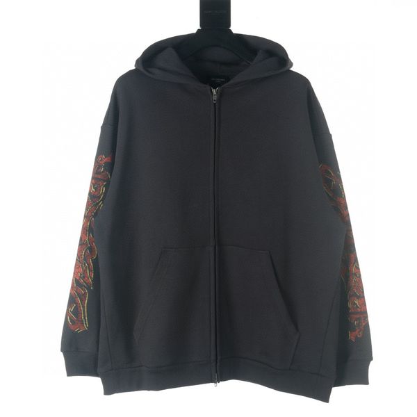 

men's plus size hoodies & sweatshirts in autumn / winter 2024 acquard knitting machine e custom jnlarged detail crew neck cotton de3tg, Black;brown