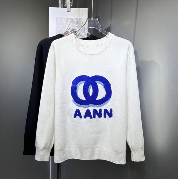 

new women's sweaters casual fashion brand cc women designer sweaters, White;black