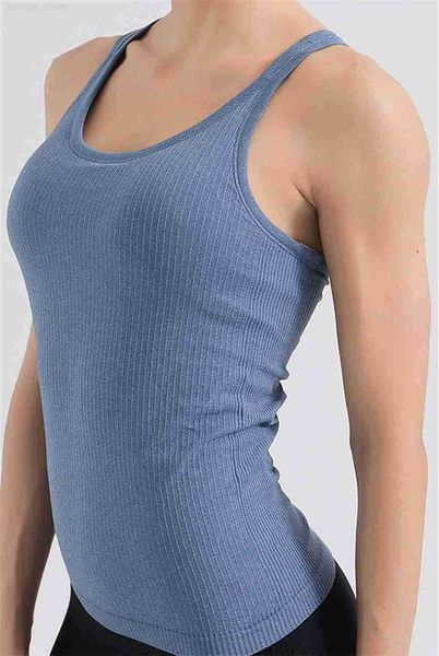 

lu-mk-004 yoga vest women's with chest pad slimming european and american quick-drying sports running large size fitness please check t
