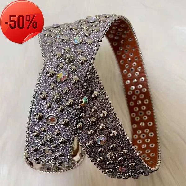 

designer belt bb simon belts for men women shiny diamond belt the trojan red jet ab cintura uomo boosluxurygoodsljj, Blue;gray