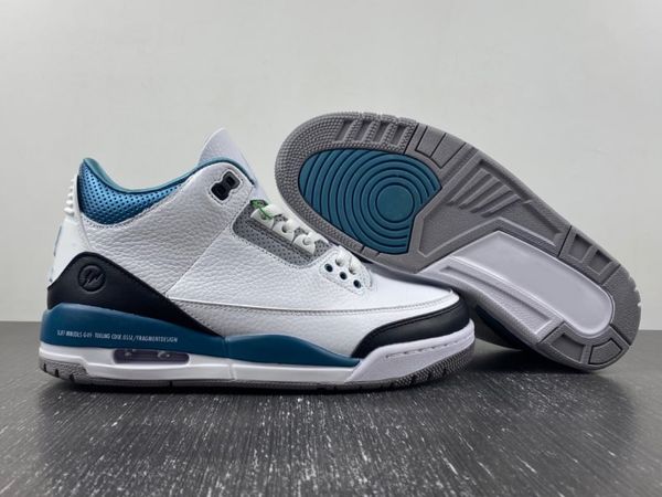 

designer men shoes 3 3s basketball trainers white black blue ts fragment outdoor sports sneakers size eu36-47.5, Red;white