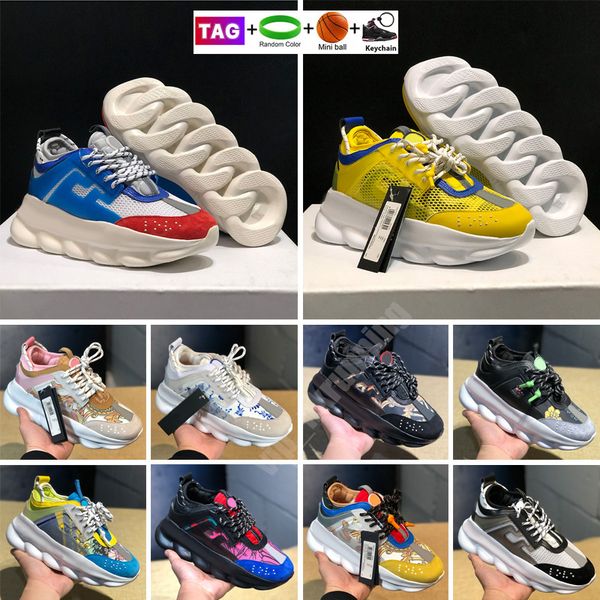 

luxury designer casual shoes chain reaction wild jewels chain link trainer runing shoes sneakers eur 36-47