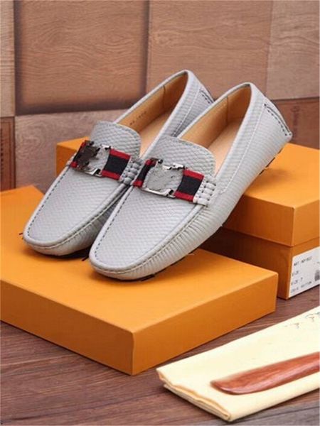 

fashion men shoes genuine leather casual summer shoes classic mens designer loafers elegantes slip on men's flats plus male driving sho, Black