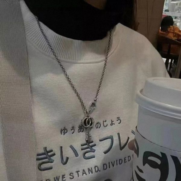 

designer jewelry necklace 925 silver chain mens womens key pendant skull tiger with letter designer necklaces fashion gift g841i