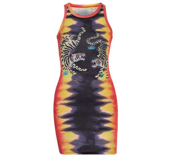 

fashion women bodycon dress street style sleeveless slim dress printed mini dress for summer cool5758080, Black;gray