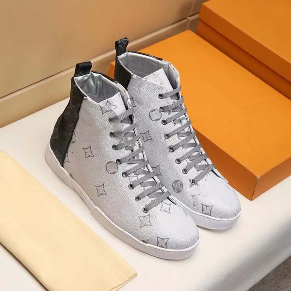 

sneakers designer match-up trainer men eclipse canvas shoes fashion classic high flower shoe, Red;white