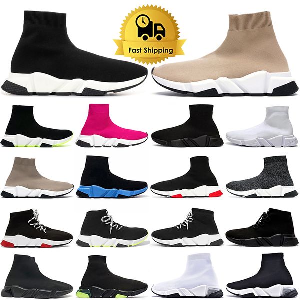 

sock shoes men women graffiti white black red beige pink clear sole lace-up neon yellow mens womens trainers outdoor platform sneakers casua