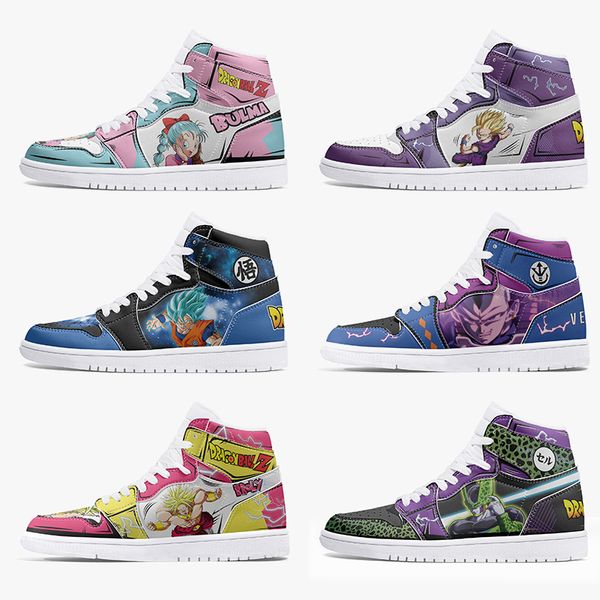 

diy classic anime men's and women's basketball shoes, casual shoes, popular and versatile
