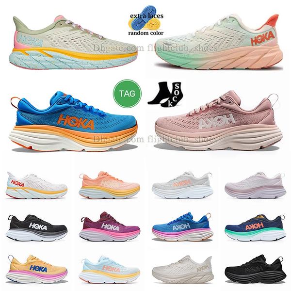 

hoka bondi 8 one one nimbus cloud run shoes clifton 9 women pink hoka peope movement flowers coastal sky carbon black white sneakers blue me