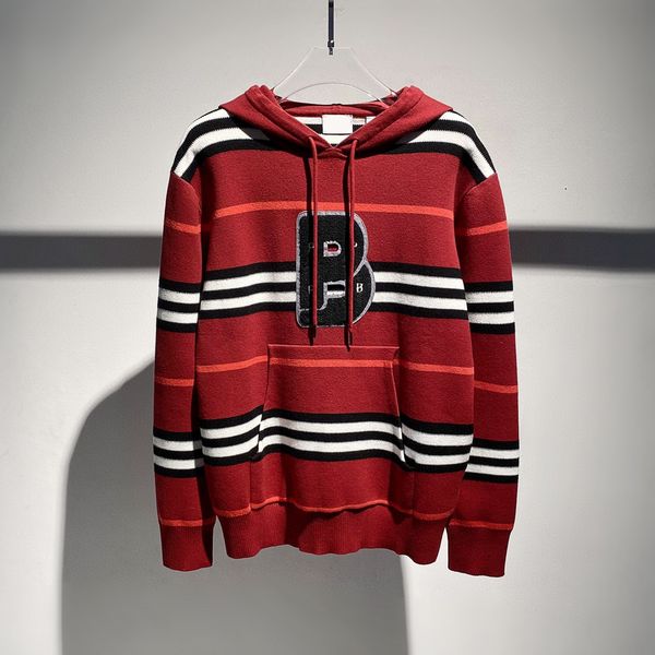 

men's plus size hoodies & sweatshirts letter knitted sweater in autumn / winter 2022acquard knitting machine e custom jnlarged detail c