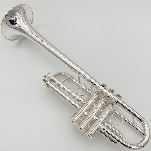 

high-end silver-plated gold-plated c-key professional trumpet instrument beginners to play exam-level brass trumpet instrument