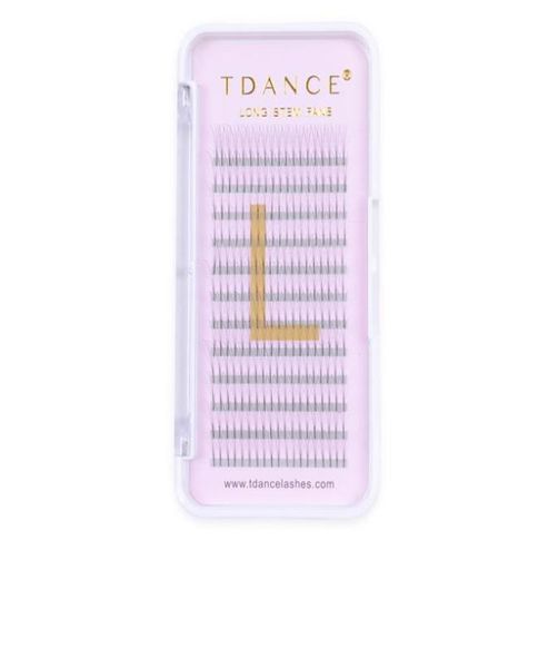 

tdance long stem eyelash extension heat bonded pre made volume fans fauxpremade russian volume lashes extension supplies1453428