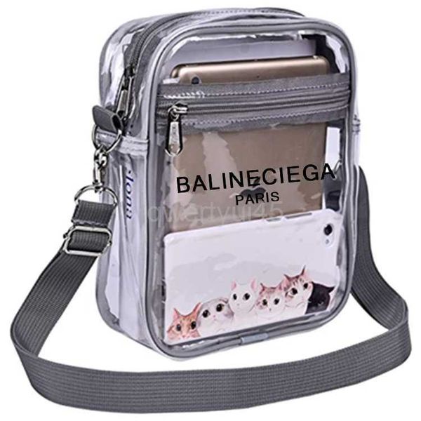 

sell pvc transparent crossbody bag designer bag clear shoulder bag personality trend crossbody bagqwertyui456