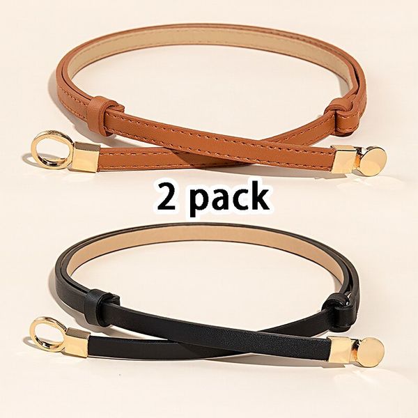 

waist chain belts 2piece combination set four seasons multicolor selfstretch dress with womens belt 230825