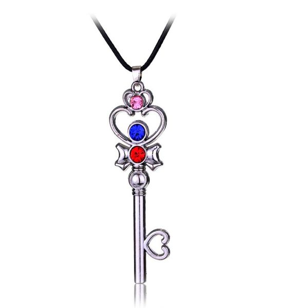 

cosplay jewelry sailor moon necklace choker necklaces sailormoon heart moon pendant chain necklace for women girl christmas gift7588245, Silver
