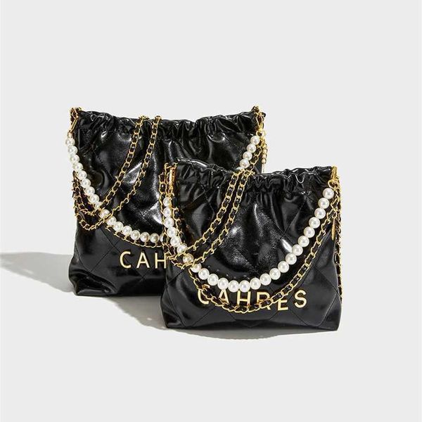 

garbage bag 2023 fashion tote bag women's large capacity crossbody bag single shoulder bag diamond grid chain handbags sale up to 70% o