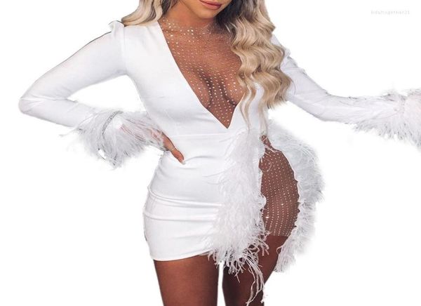 

casual dresses echoine women party see through mesh stitching slim dress female long sleeve bodycon vintage ladies clothing w1006780, Black;gray