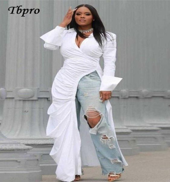 

casual dresses vintage women long sleeve vneck dress high side split ruched up wrap white maxi long dress fashion lapel collar st6390303, Black;gray