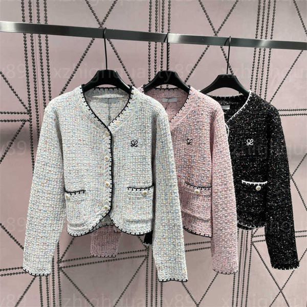 

designer cardigan women sweaters womens designer sweater autumns tweed knitwear fine colourful weaving jumper fashion cardigan jacket, White;black