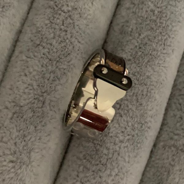 

lady party ring 316l stainless steel 18k gold rose silver women men wedding jewelry real leather rings wholesale birthday gift, Slivery;golden