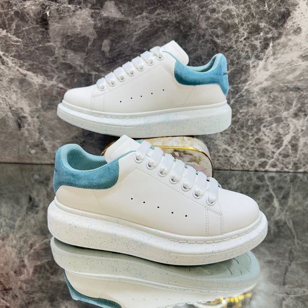 

2023 designer sneakers oversized casual shoes white black leather luxury velvet suede womens espadrilles trainers 0821