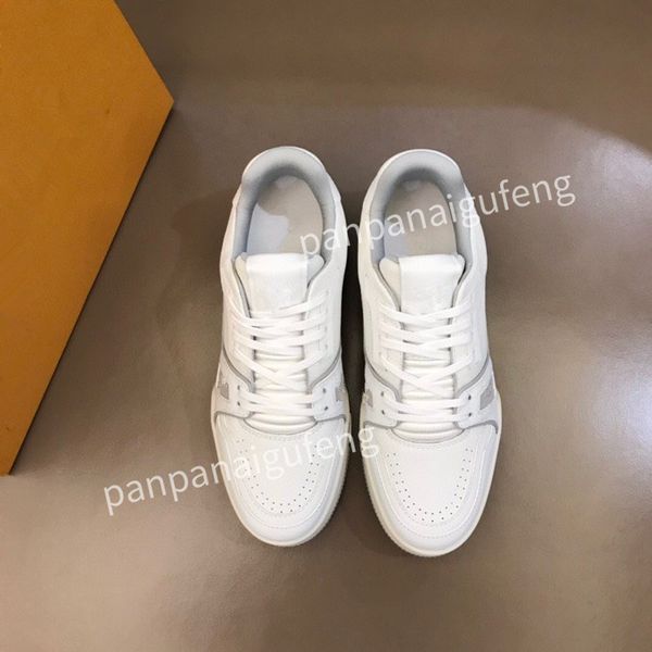

women designer casual shoes white black pink blue red calf leather lace-up sneaker rubber sole trainers flatplatform sneakers rd220804 39-45