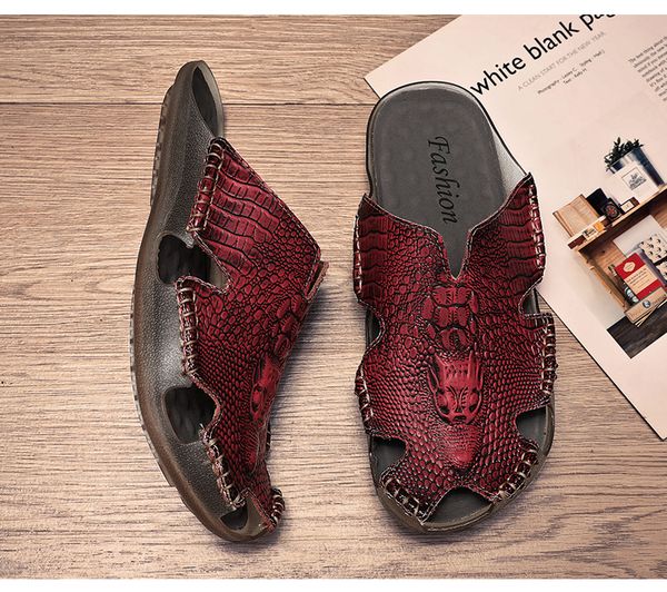 

aaaaa loafer rs design leather slippers classic retro trend slippers, Black