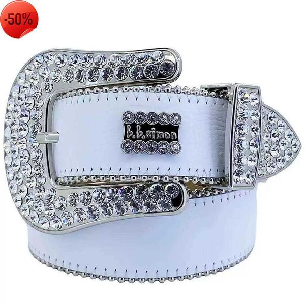

est designer belts women mens bb simon rhinestone belt with bling rhinestones width 4.0cm waistband241mbbjj, Blue;gray