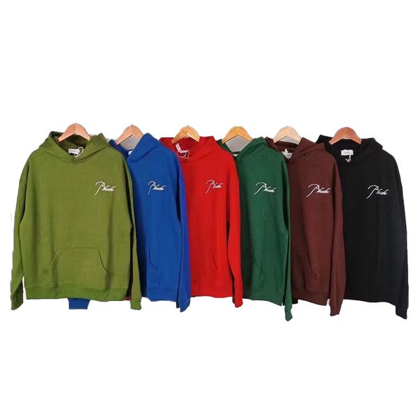 

23 new designer hoodie rhude hoodie autumn/winter couple high street vintage hoodie mens hoodie, Black