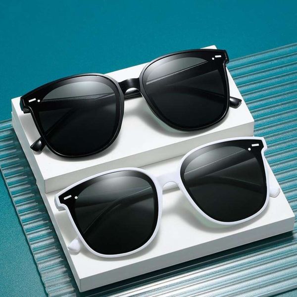 

ins sunglasses for men and women korean black street shooting driving, White;black