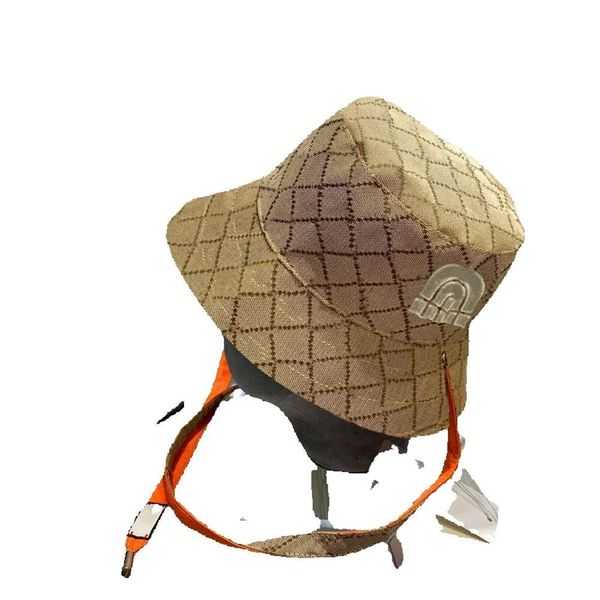 

fashion bucket hat designer hats reversible beach-hat letter cap design for man woman black and brown quality, Blue;gray