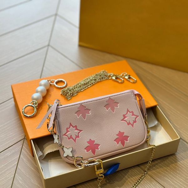 

handbag chain bag real leather fashion bags women small clutch purses favorite wallet shoulder bags dustbag original giftbag box serial numb