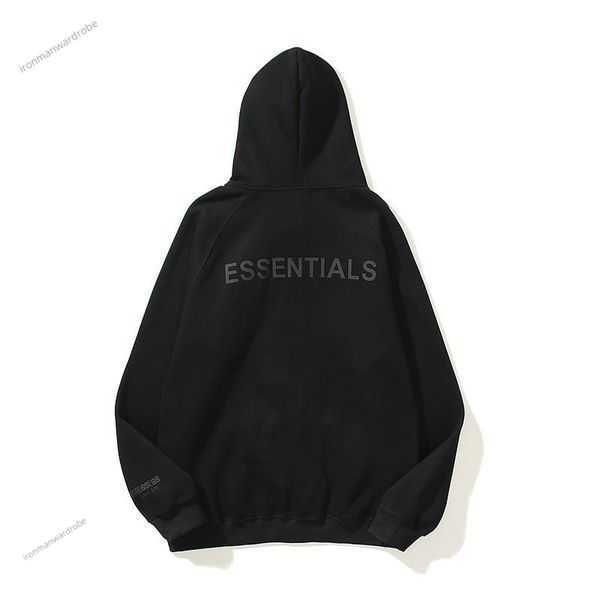 

essentail hoodie men designer hoodie essentialclothing pantoufle solid color black and white tracksuit for men women jogger essentialhoodie