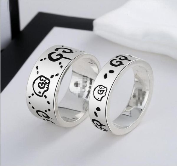 

retro skull imp student ring ancient family love fearless love closed lovers men and women alike7446420, Silver